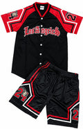 Completino Los Angeles rosso-nero