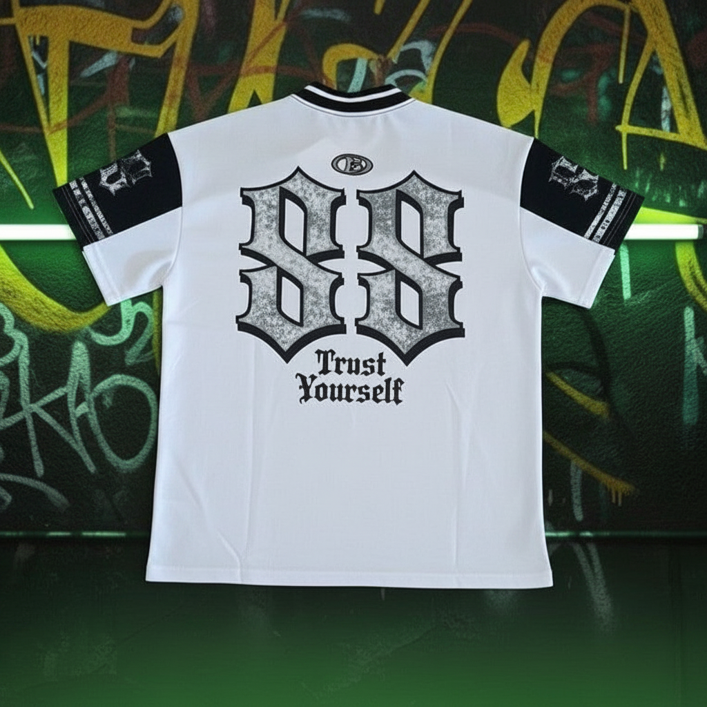 Completino TRUST YOURSELF bianco-nero