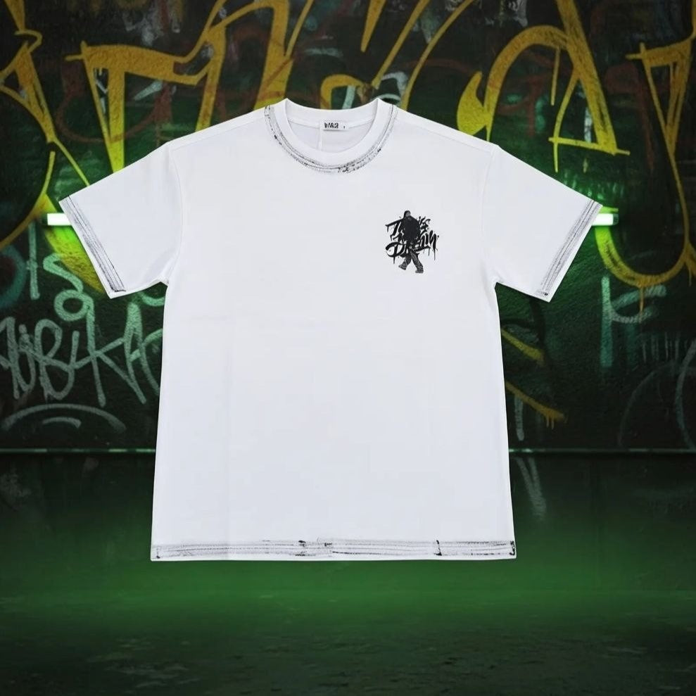 T-shirt THIS IS NOT A DREAM bianca