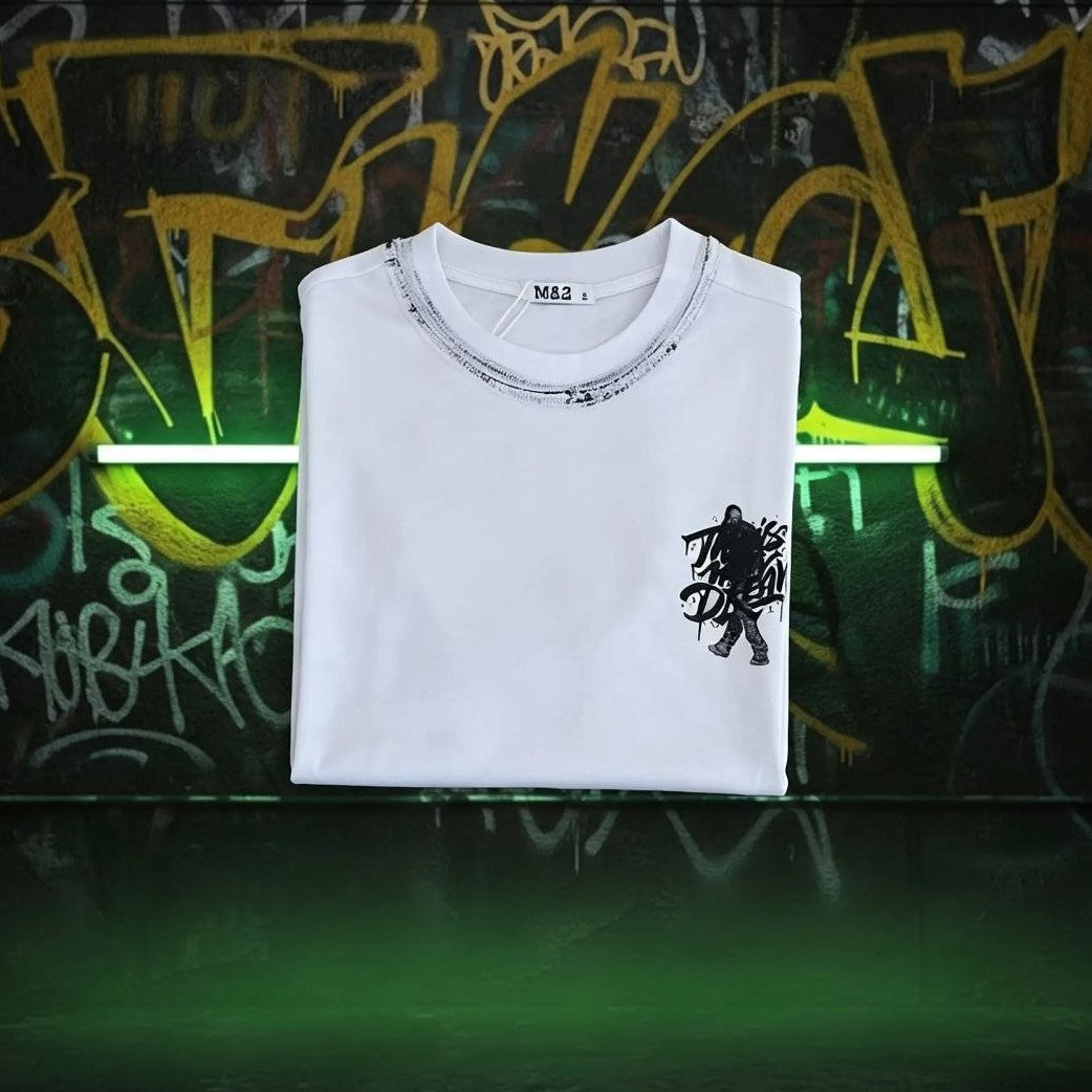 T-shirt THIS IS NOT A DREAM bianca