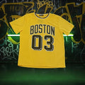 T-Shirt BOSTON giallo-nero