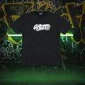 T-shirt GHETTO RULES nera