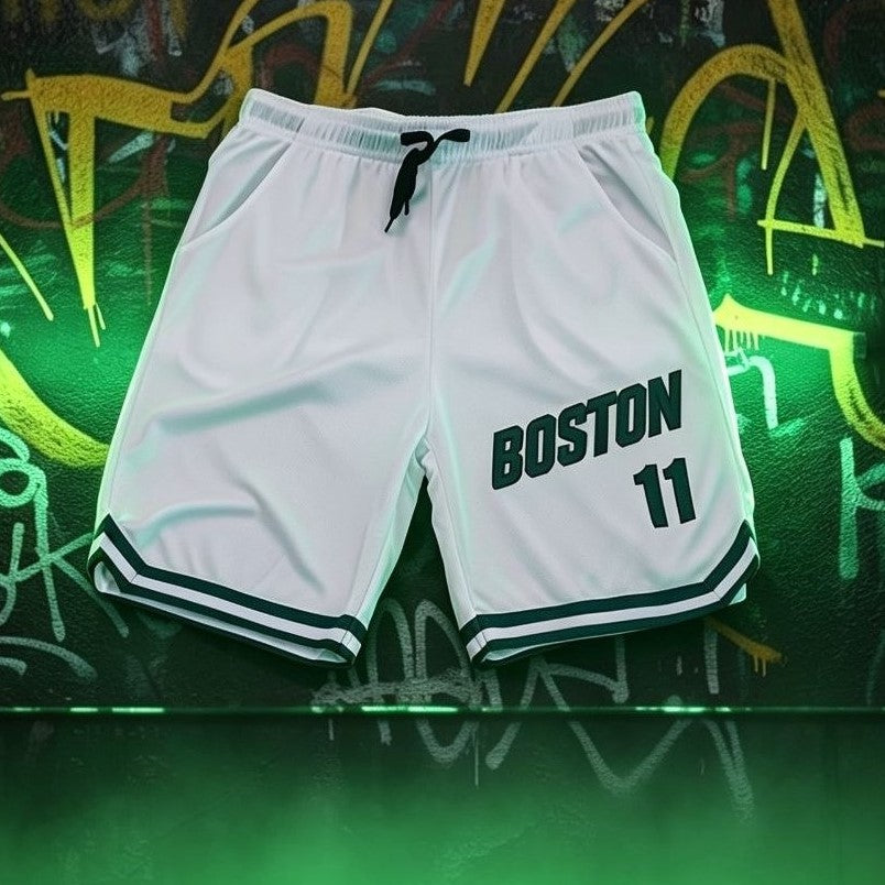 Completino BOSTON bianco-verde